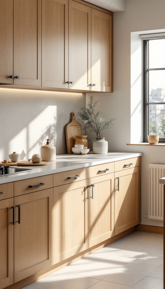A kitchen generated from the typed description